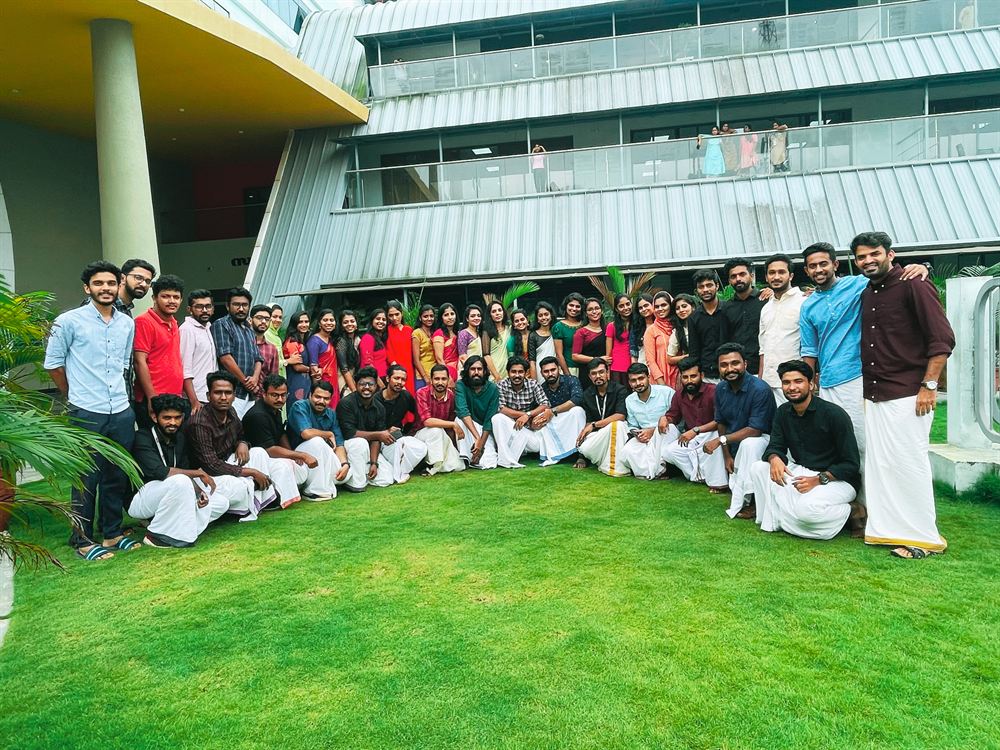 iOSS team celebrating a festival together