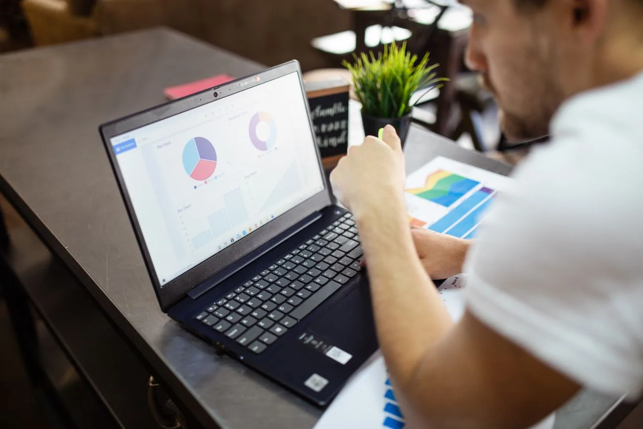 Real estate analytics dashboard showing property and market data