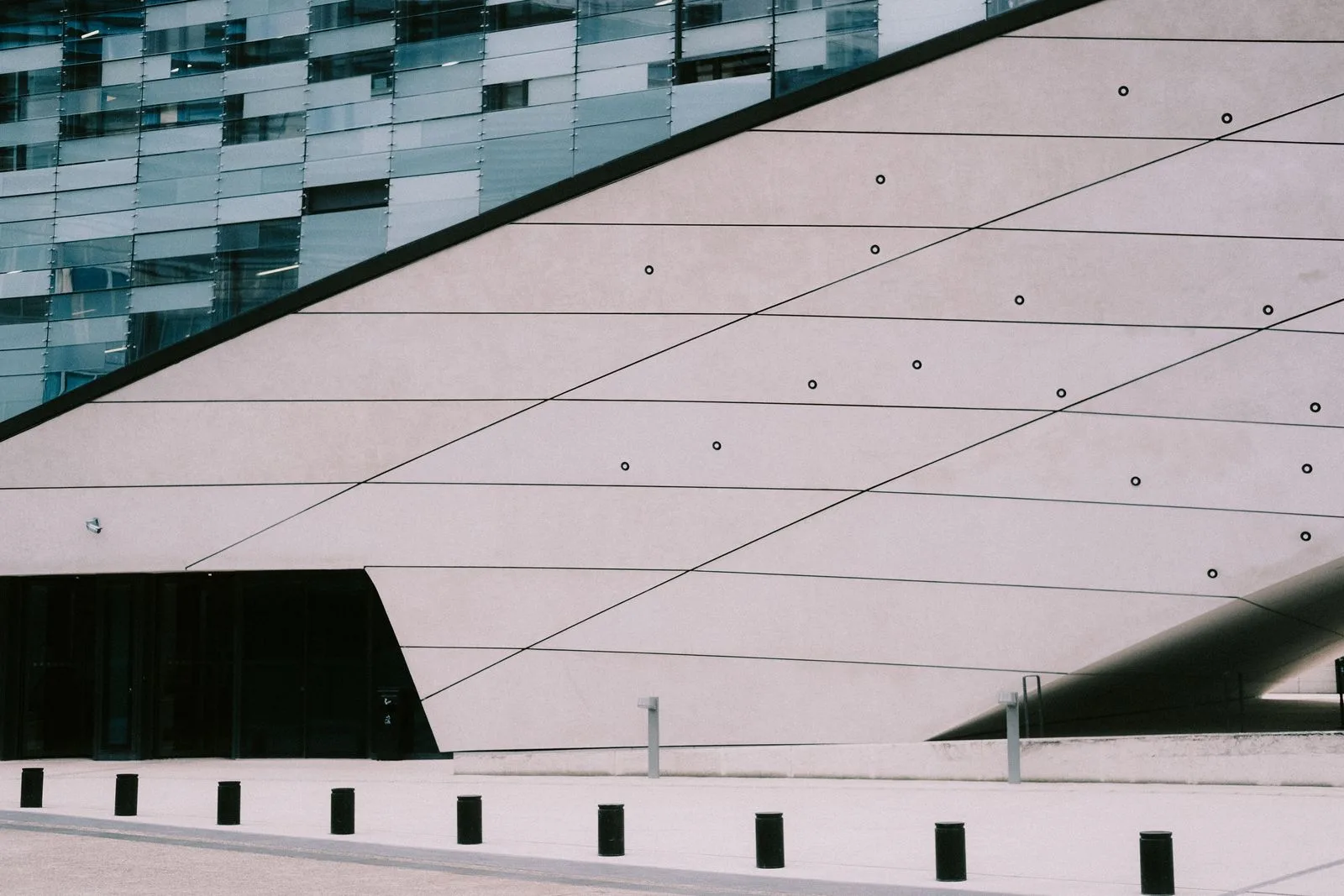 Modern real estate building powered by AI-driven property technology