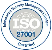 ISO/IEC 27001 certified
